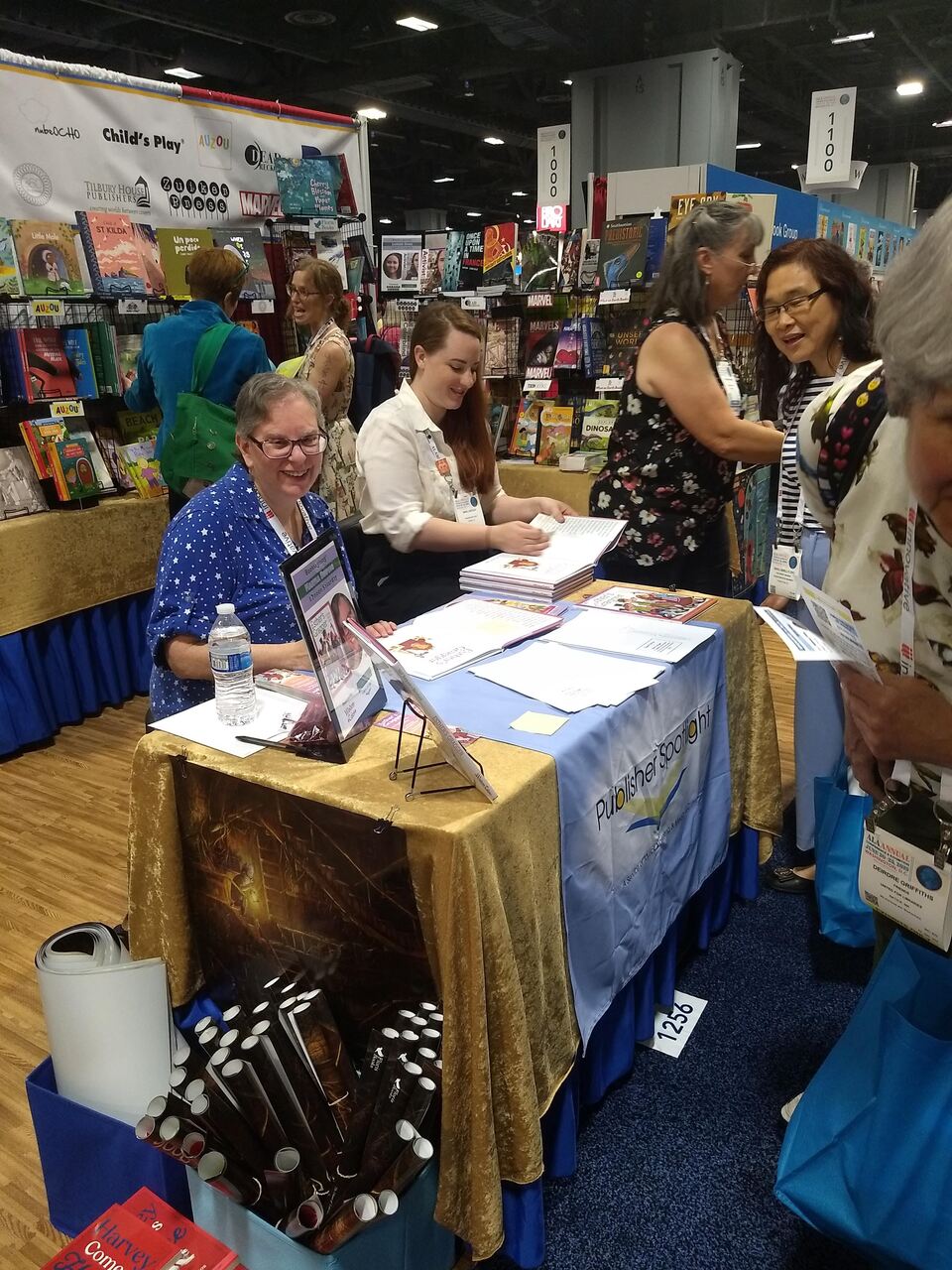 Signing copies of Esther's Gragger at the American Library Association Conference on June 22, 2019.